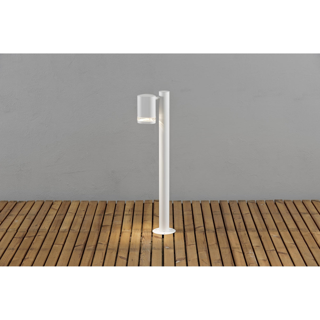 Konstsmide Modena White Short Post Outdoor Light