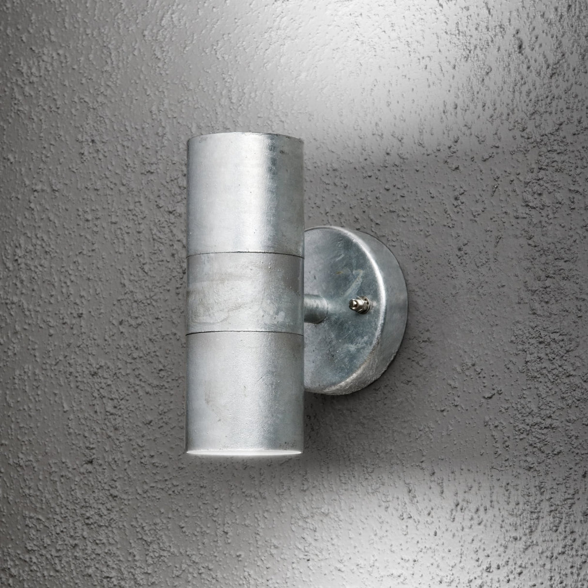 Modena Outdoor Wall Light in Galvanized Finish
