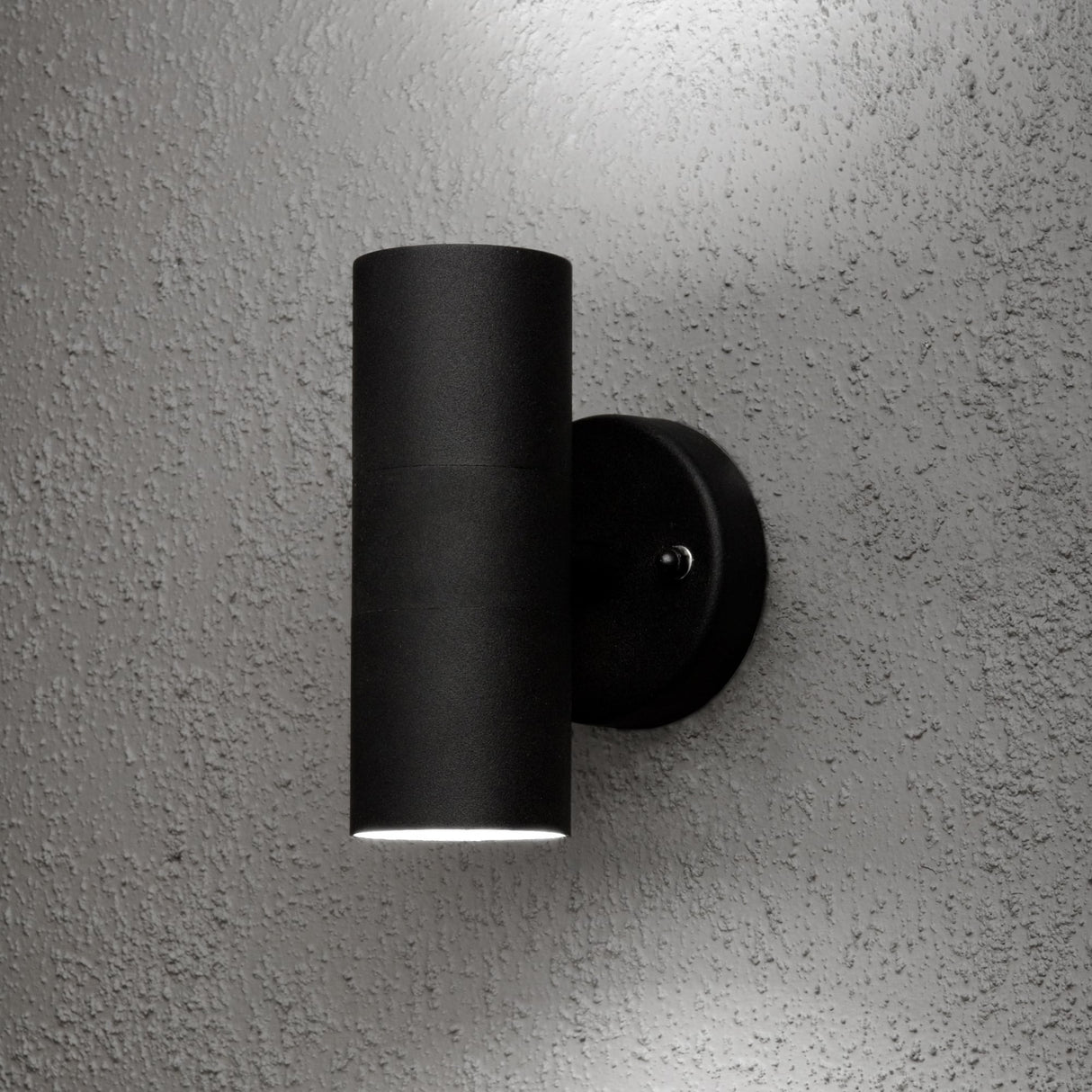 Sleek Black Modena Dual Beam Wall Light