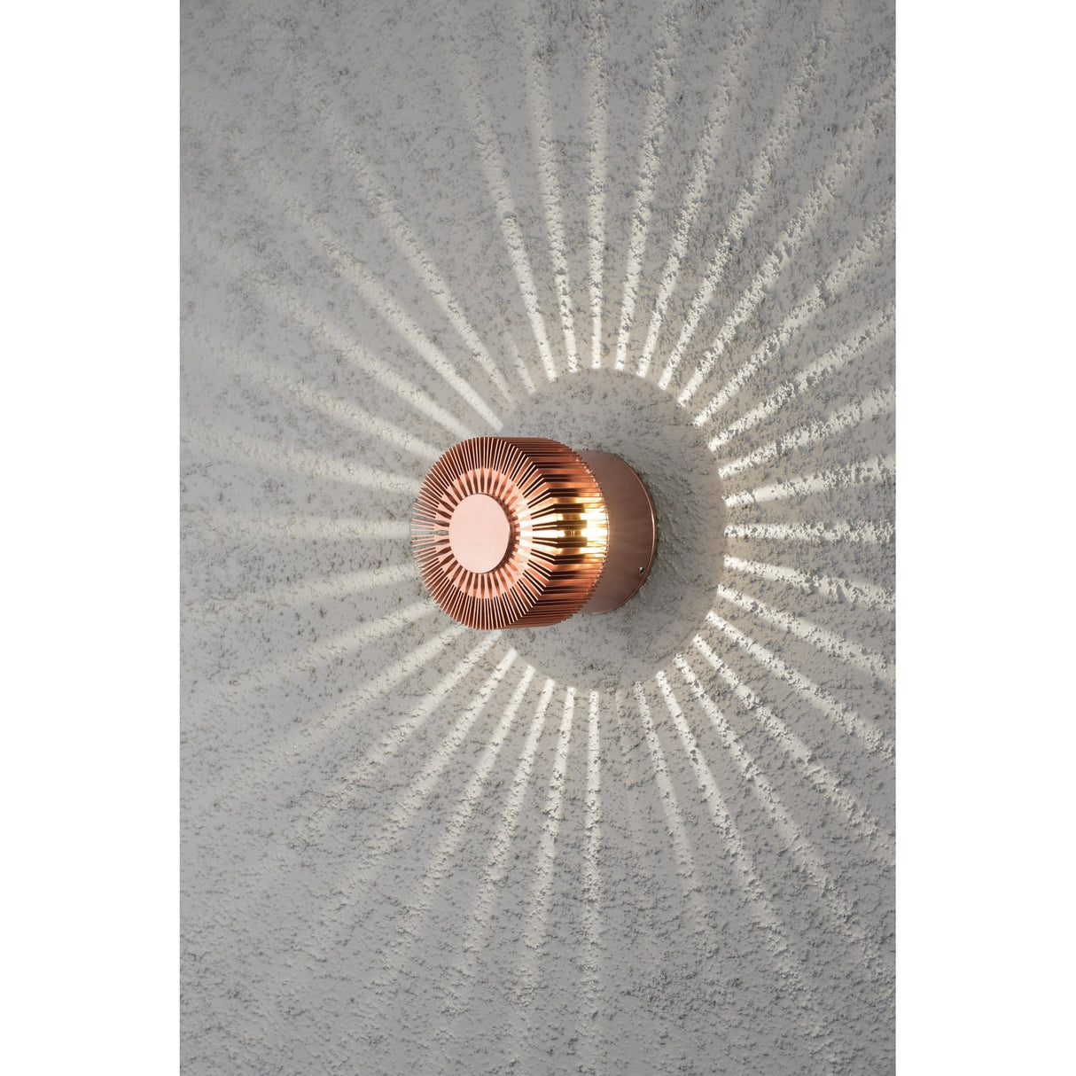 Modern Copper LED Outdoor Wall Sconce by Konstsmide