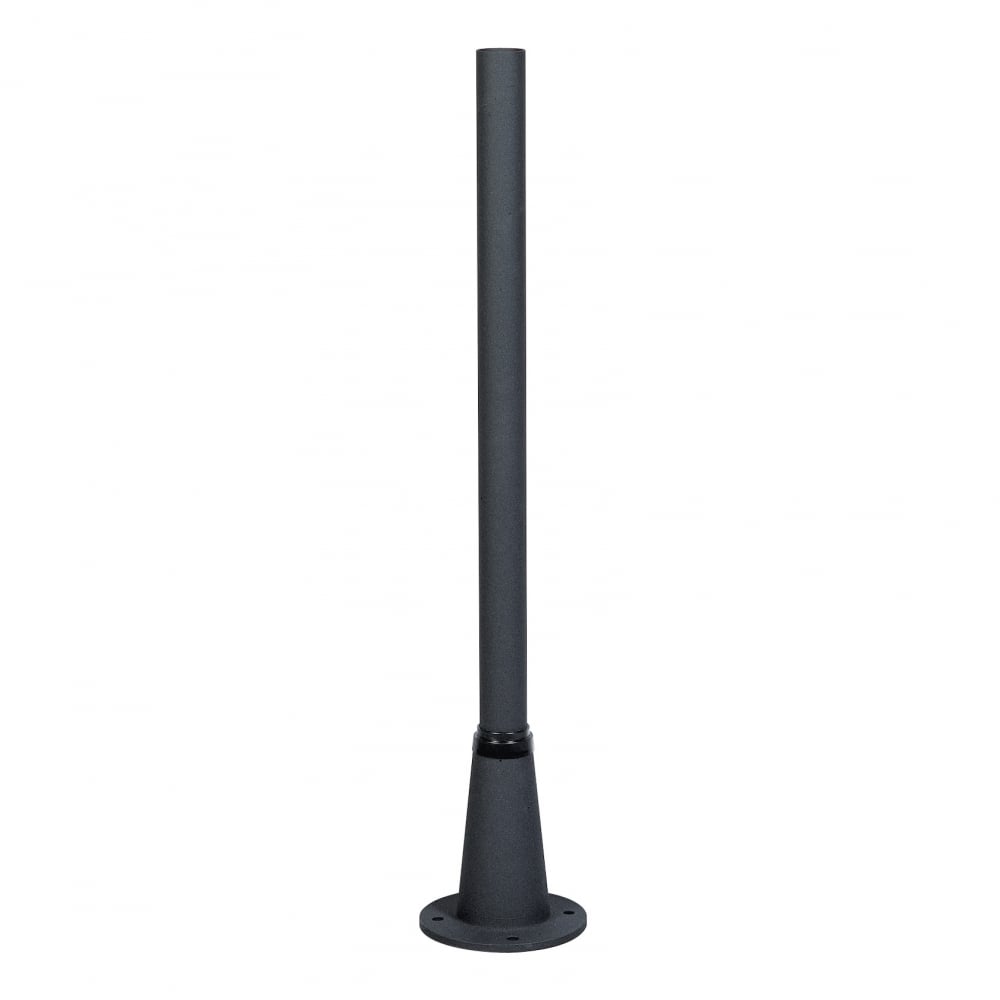 Elegant Matte Black Persius Lighting Column by Konstsmide