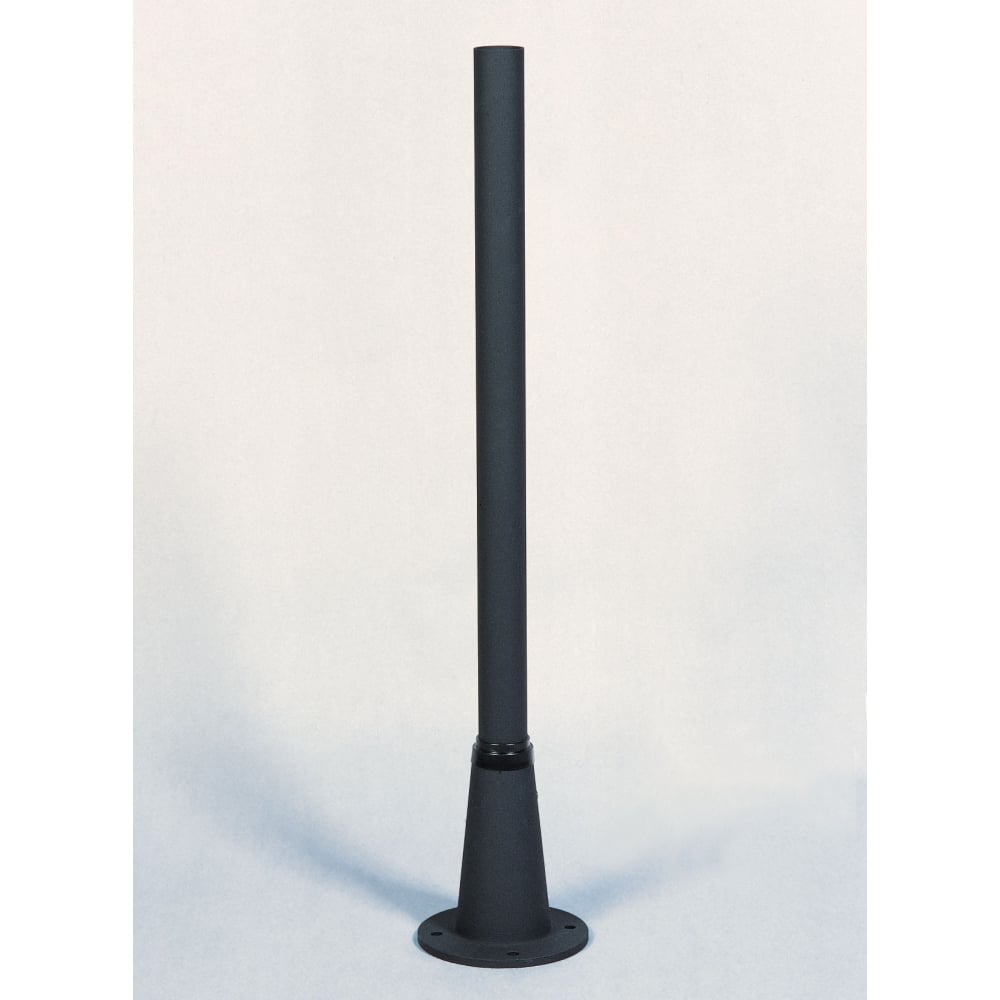 Elegant Matte Black Persius Lighting Column by Konstsmide