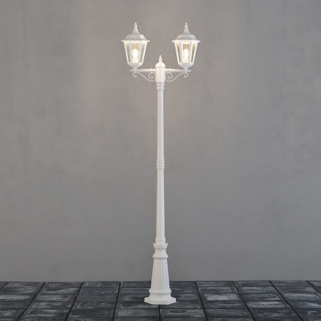 Firenze Dual Lantern Matt White