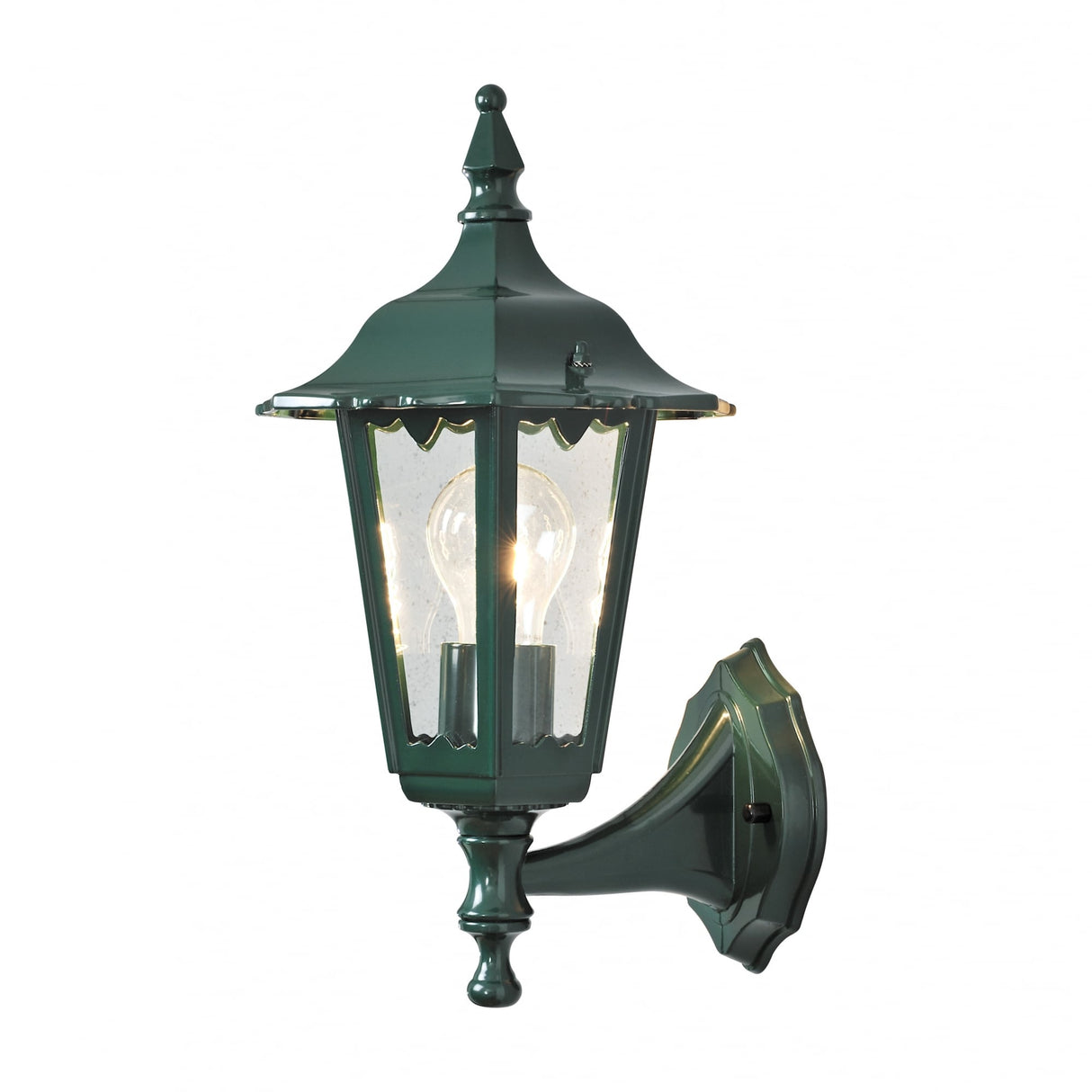 Firenze Upward Lantern in Verdant Green Finish