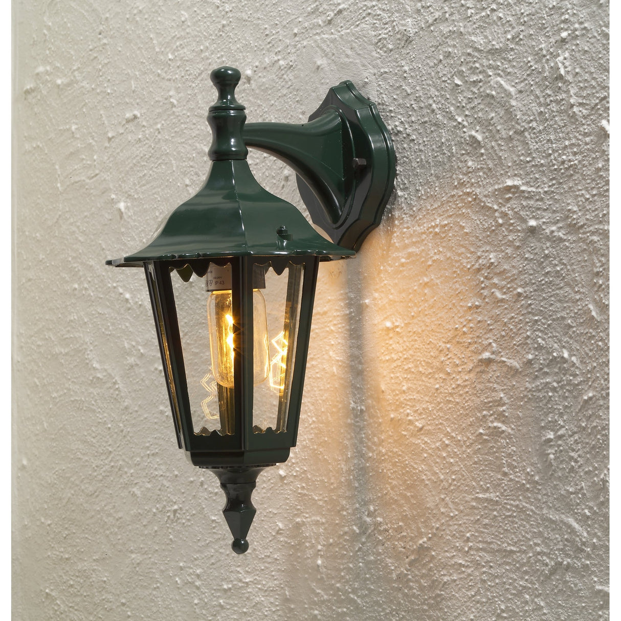 Firenze Outdoor Wall Lantern in Green
