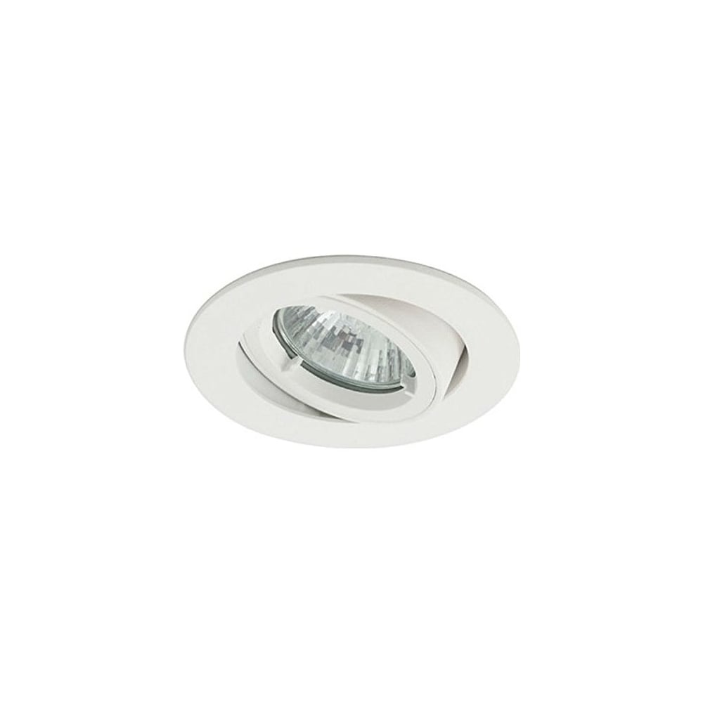 Twistlock Outdoor White Soffit Downlight by Ansell