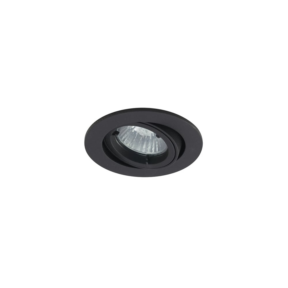 Ansell Twistlock Black Outdoor Gimbal Downlight for Soffit Use