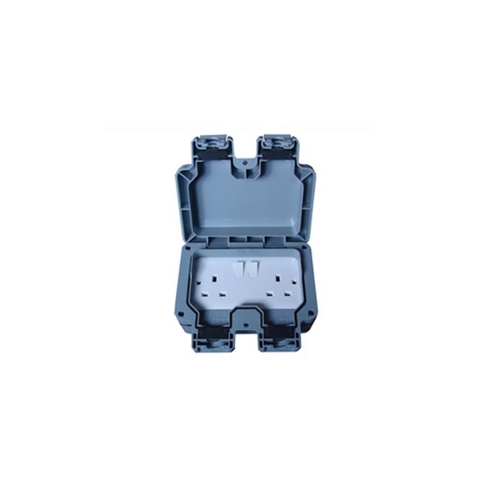 Dual Outlet Weatherproof Socket IP65