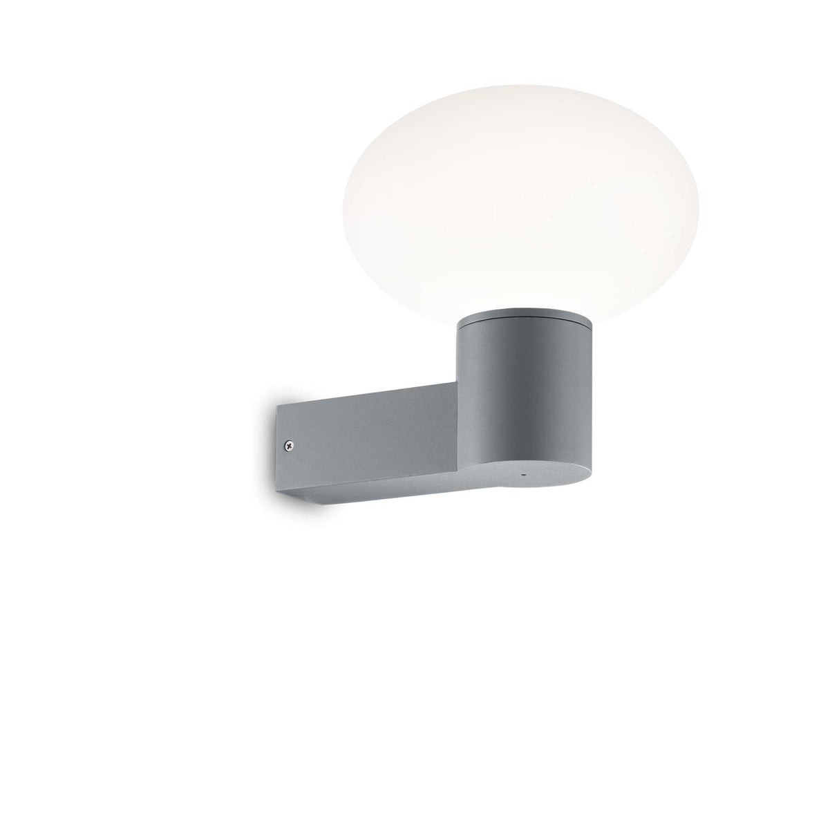 Shadow Grey CLIO Single-Bulb Wall Sconce