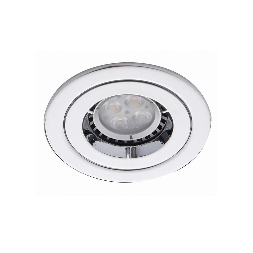Ansell iCage Mini Chrome Fire Rated GU10 Downlight with Twistlock Technology