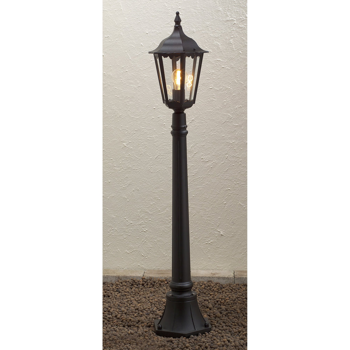 Elegant Firenze Pathway Light in Matte Black Finish