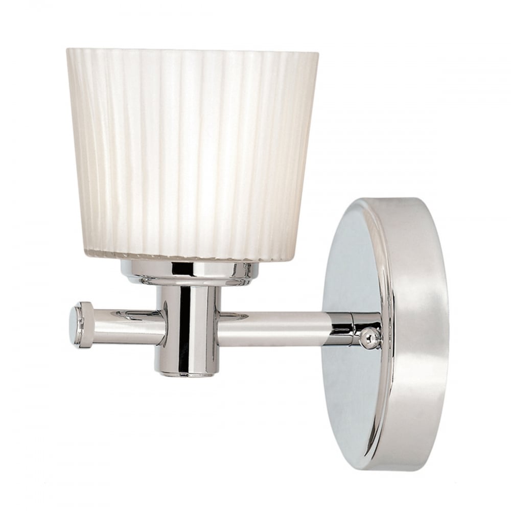 Sleek Binstead Polished Chrome LED Wall Sconce