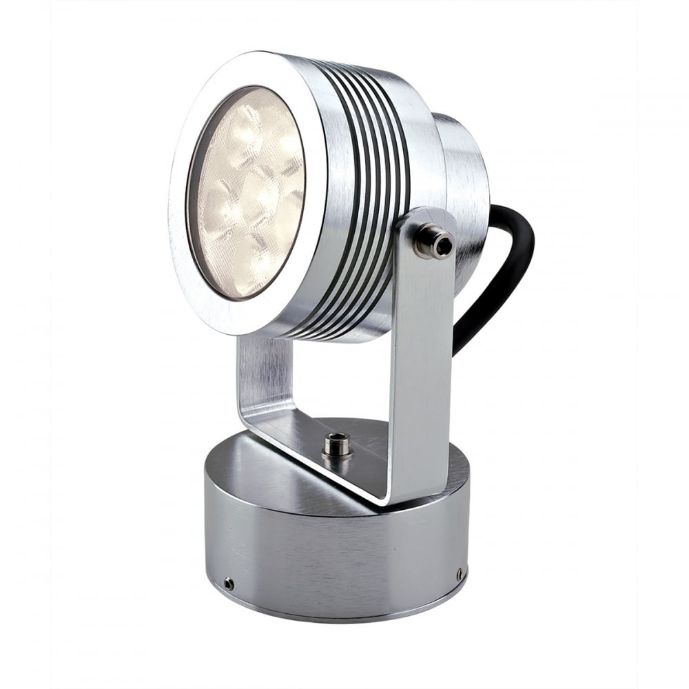 Outdoor Elite Adjustable Wall Spotlight, Anodised Aluminium Finish, 6W LED IP54