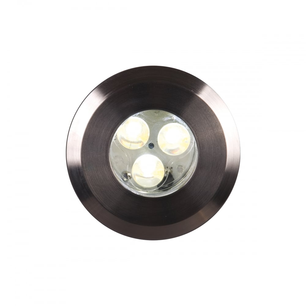 Luminous Fusion Walkover In-Ground LED Light, Stainless Steel Finish