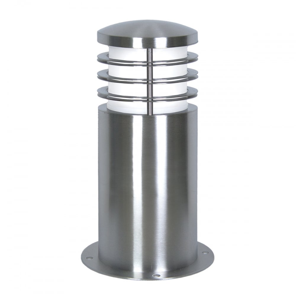 Poole Outdoor 24cm Stainless Steel Garden Bollard Post