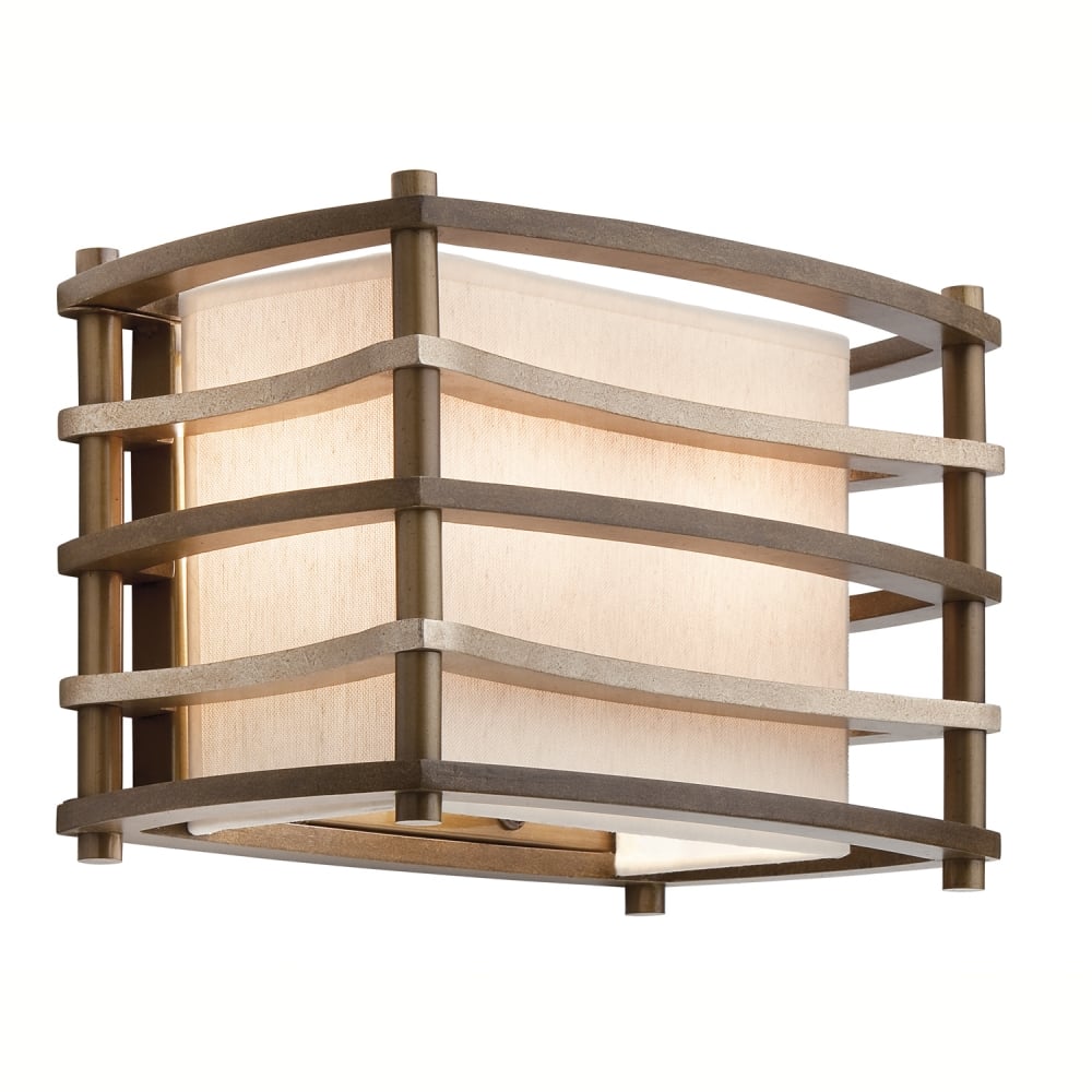 Moxie Modern Geometric Bronze Wall Sconce