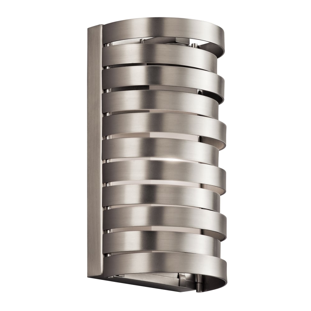 Roswell Art Deco Brushed Nickel Wall Sconce Light