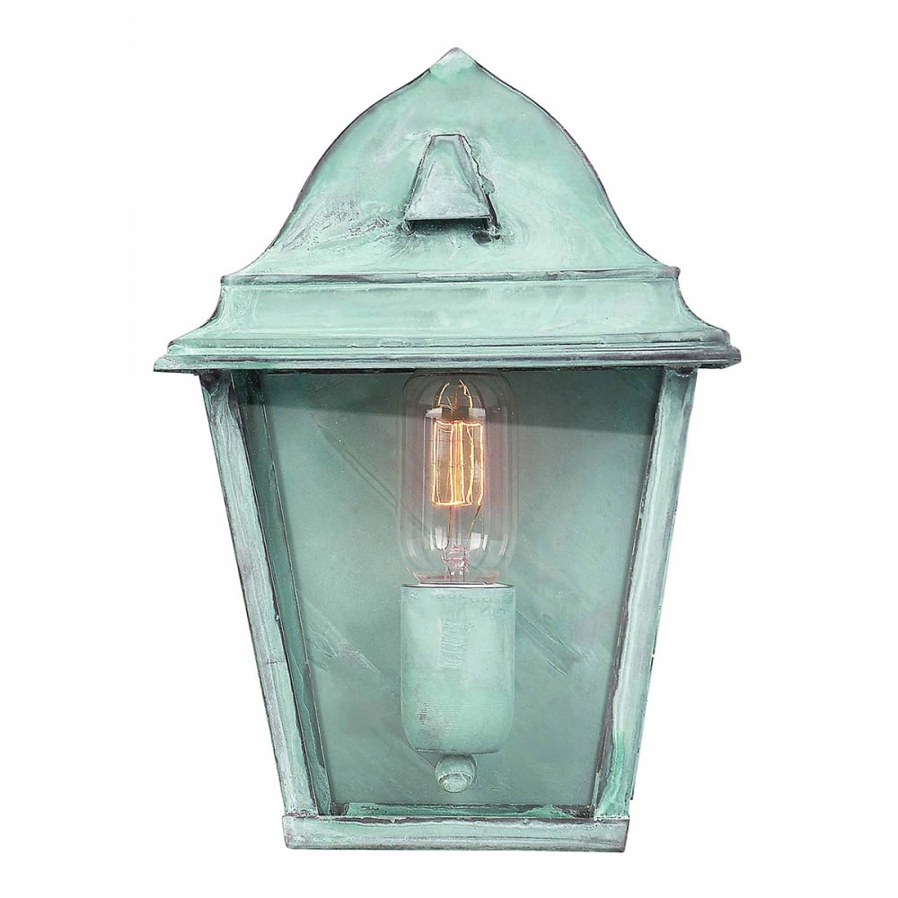 St James Verdi Wall Lantern in Antique Verdigris Finish