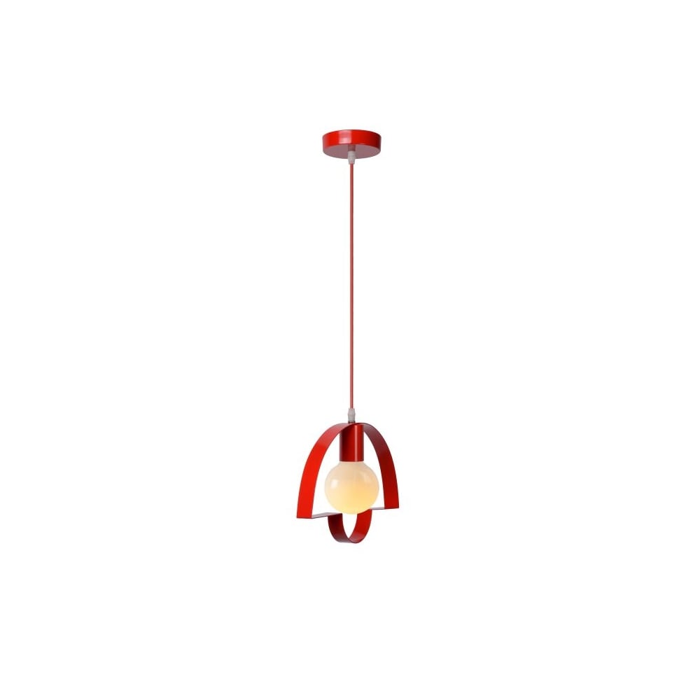 Radiant Red Silhouet Pendant Light, 30cm E27