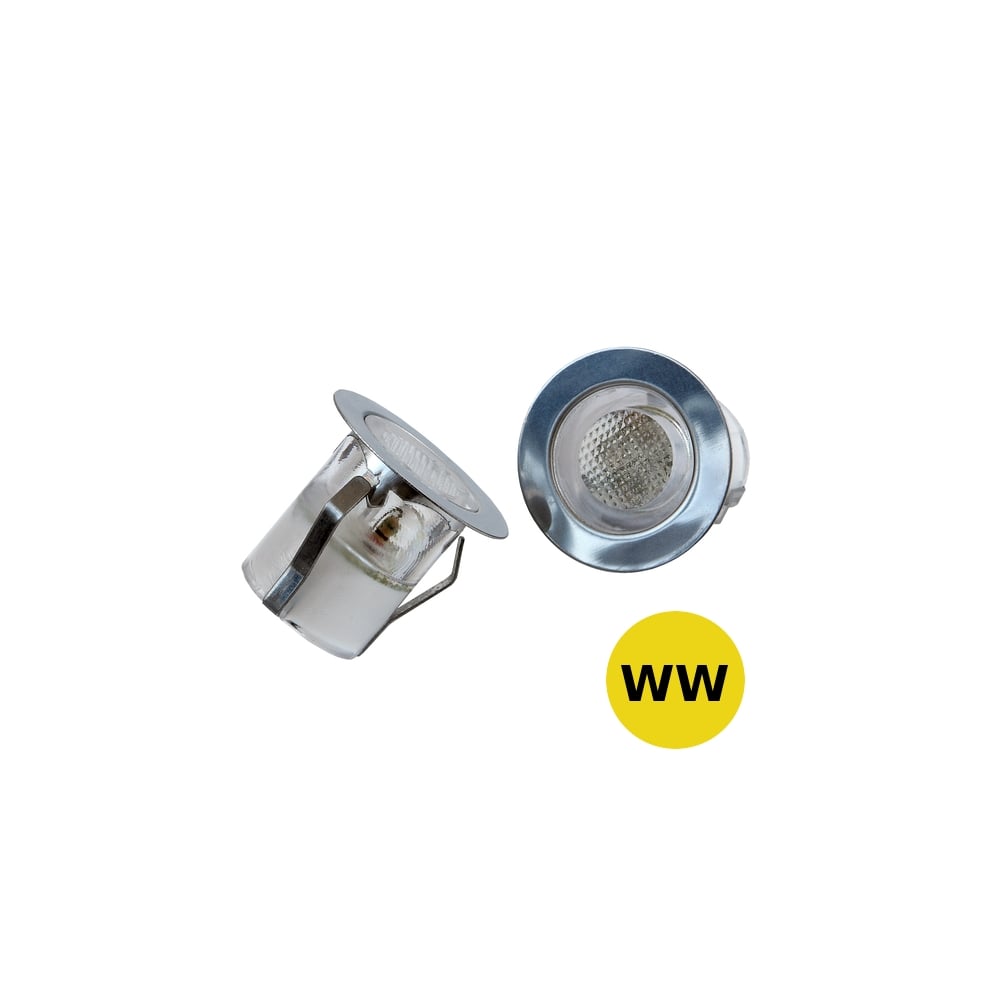 LED Kitchen Plinth and Stair Lighting Kit - Warm White, 10 Lights