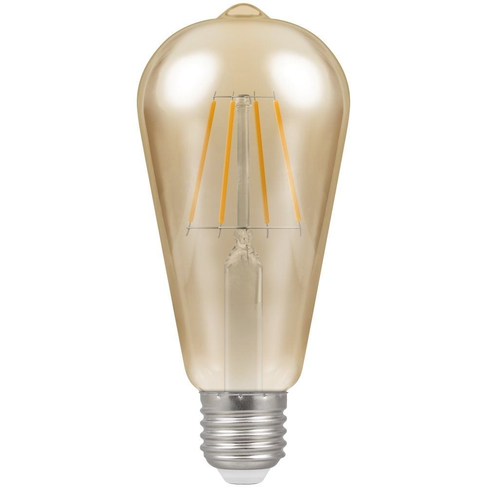 Vintage-Style 7.5W LED Amber Filament Bulb, B22 Base