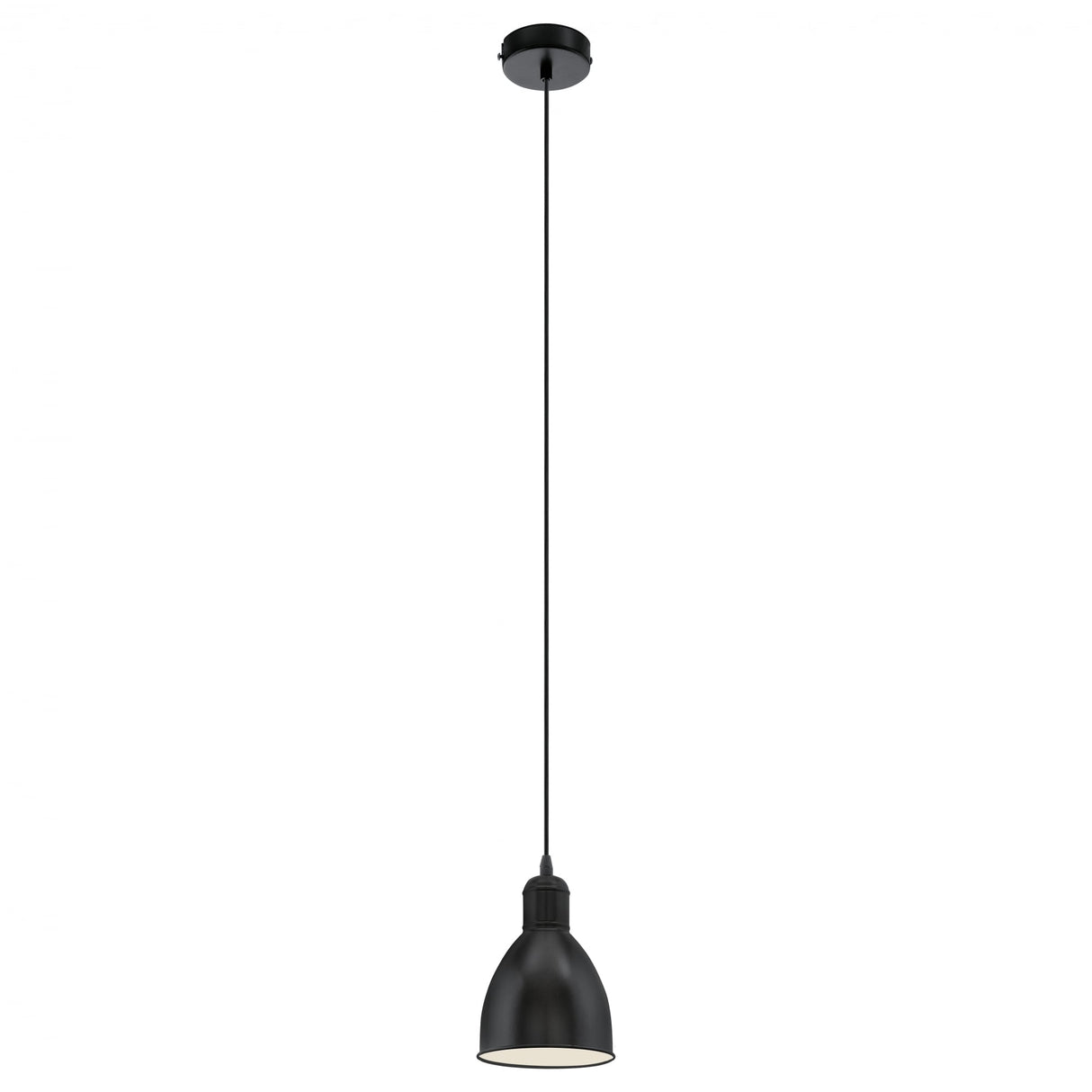 Priddy Elegant Black Dome Pendant Light
