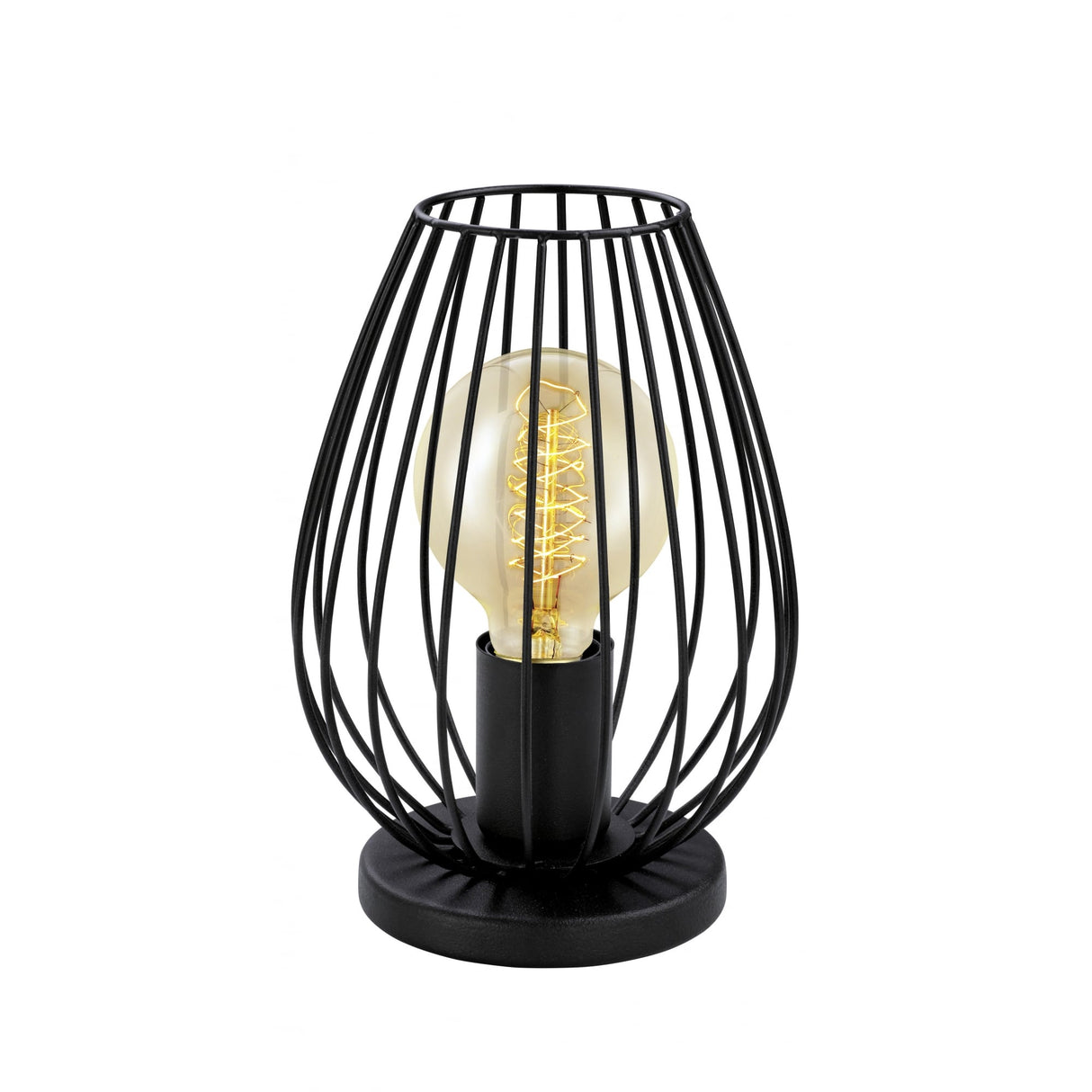 Vintage Newtown Dome Open Cage Table Lamp