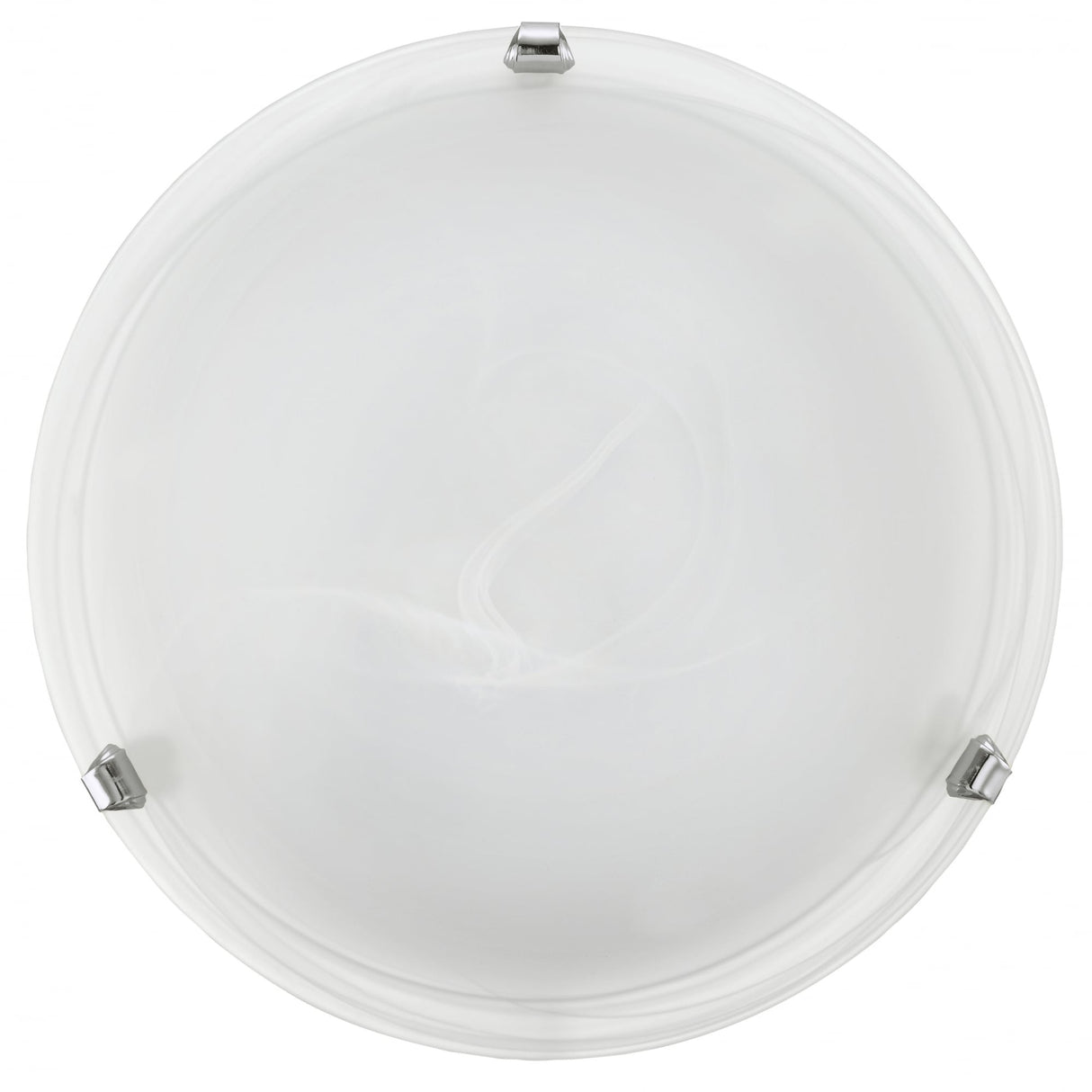Elegant Salome Alabaster Flush Mount Ceiling Light, 300mm