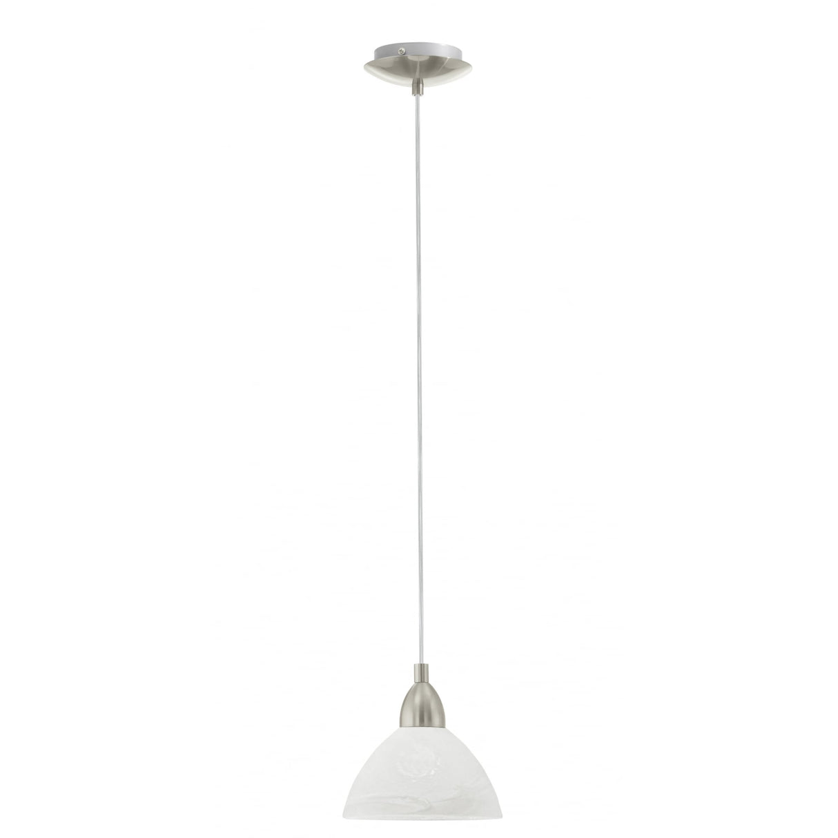 Brenda Satin Nickel Mini Pendant Light