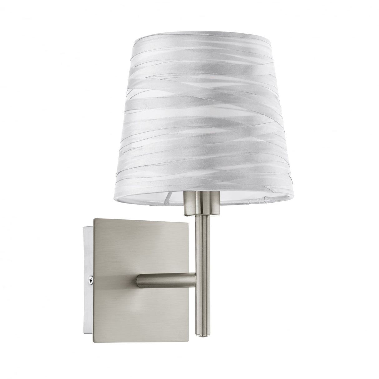 Fonsea Single Light White Silver Wall Sconce