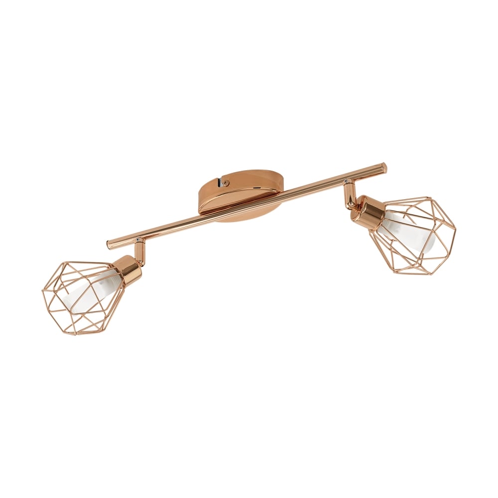 ZAPATA Contemporary Caged Ceiling Light with Diamond Design