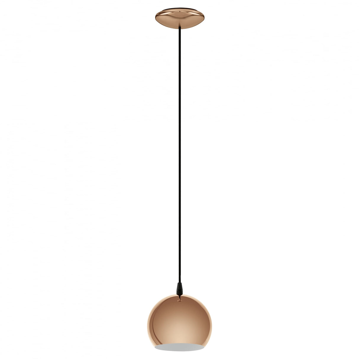 LED Copper Fish Bowl Ceiling Pendant Light