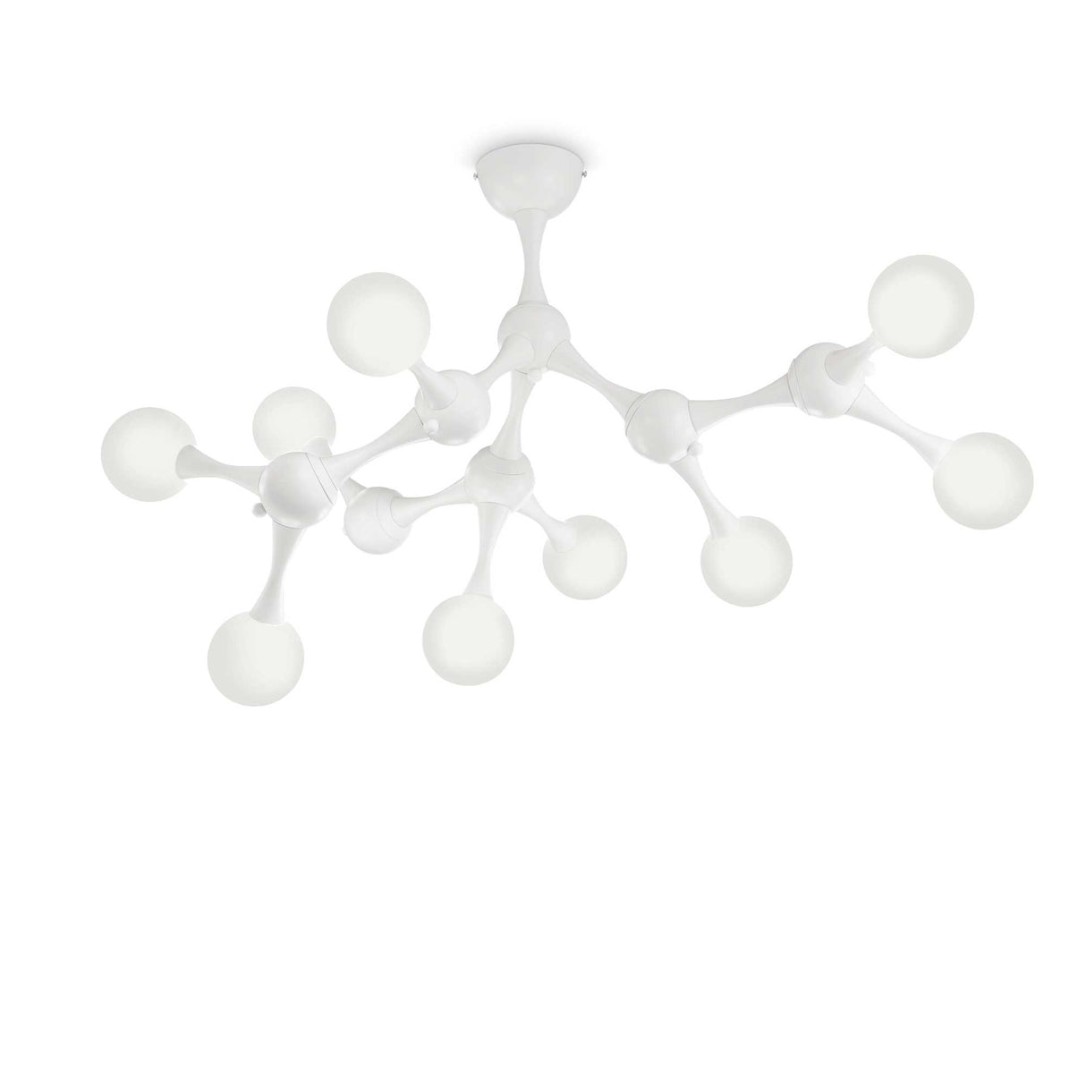 Nodino Pl9 Modern White Chandelier