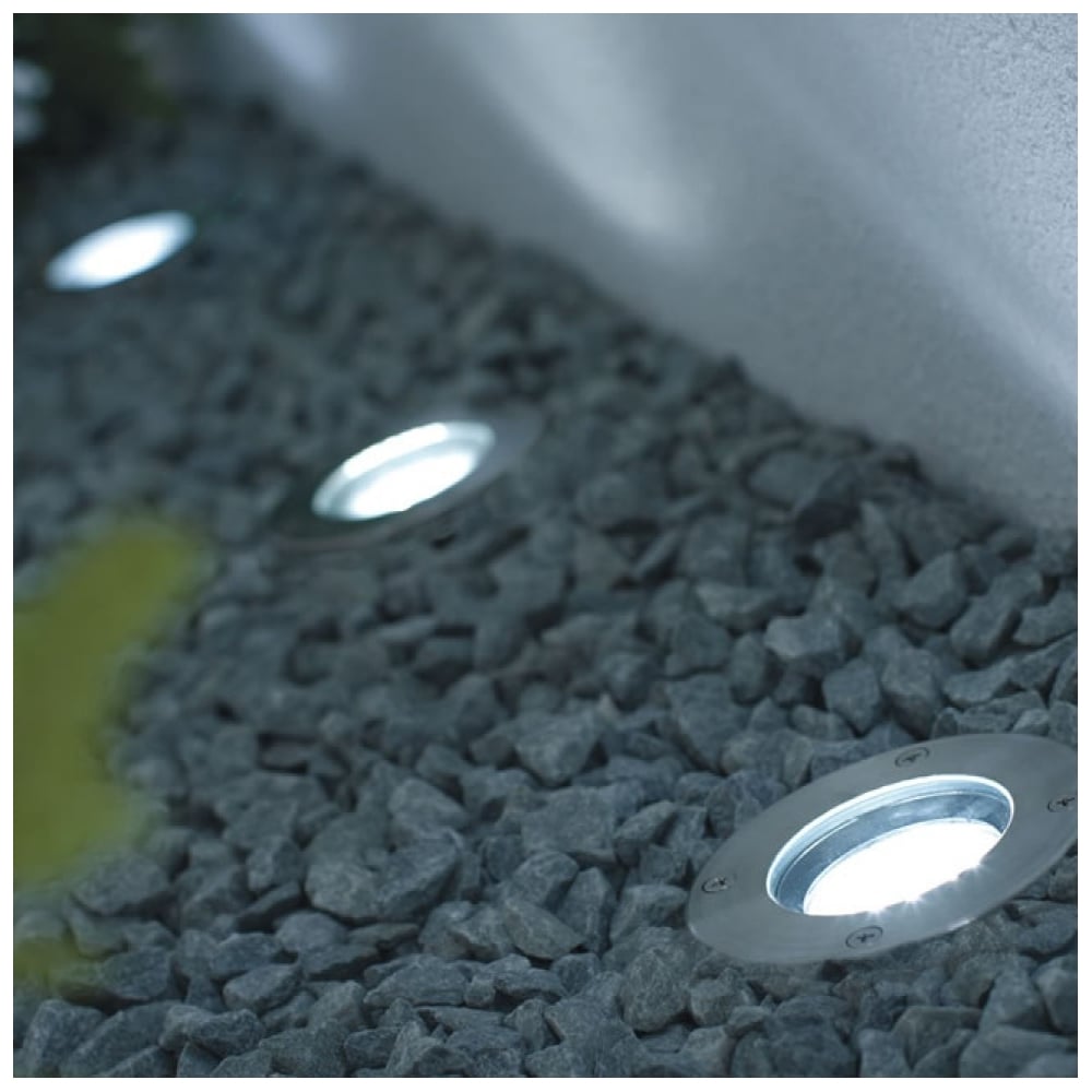 Durable Stainless Steel Ground Light with GU10 Socket for Vehicles