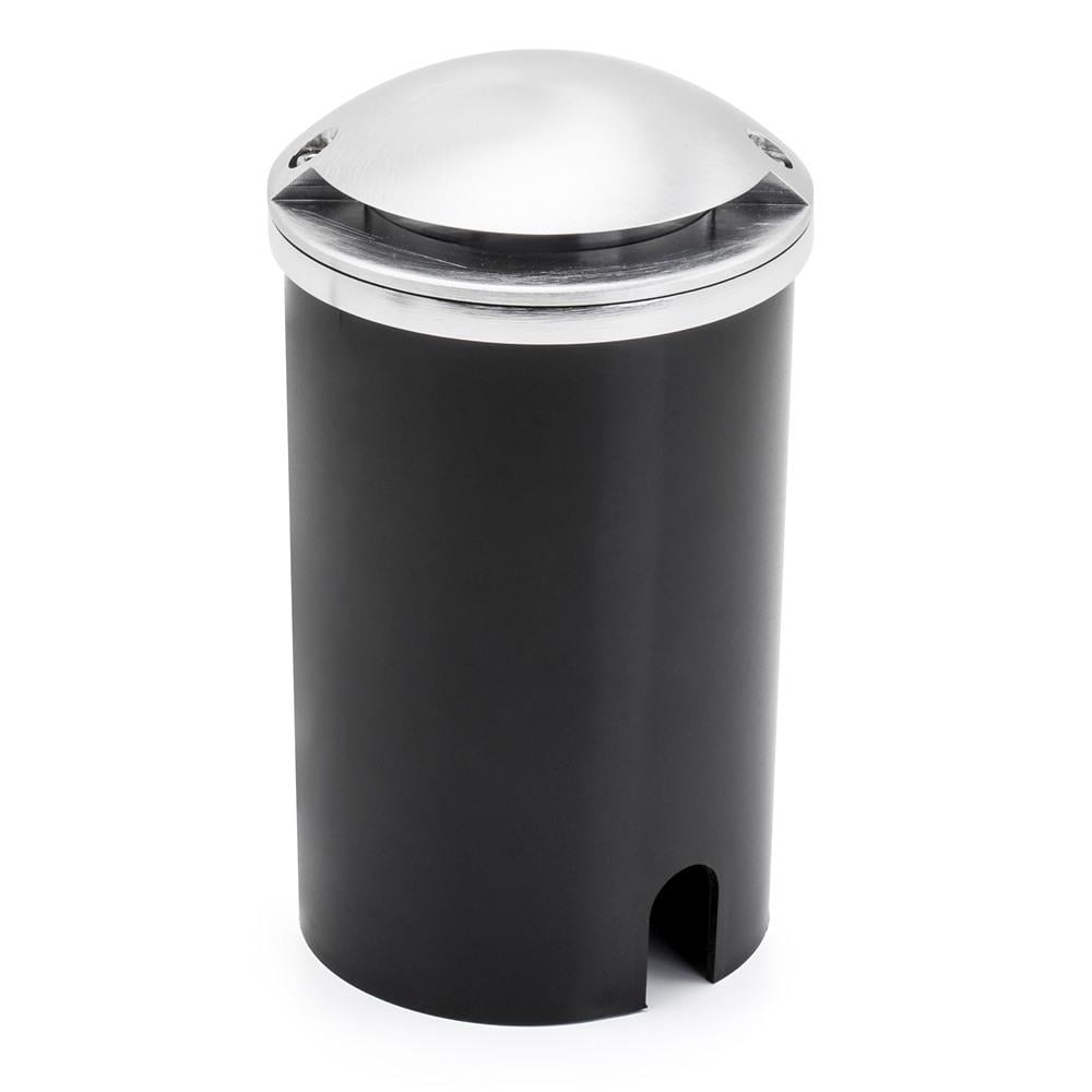 Sleek Stainless Steel LED Ground Pathway Light with Recessed Dome Design