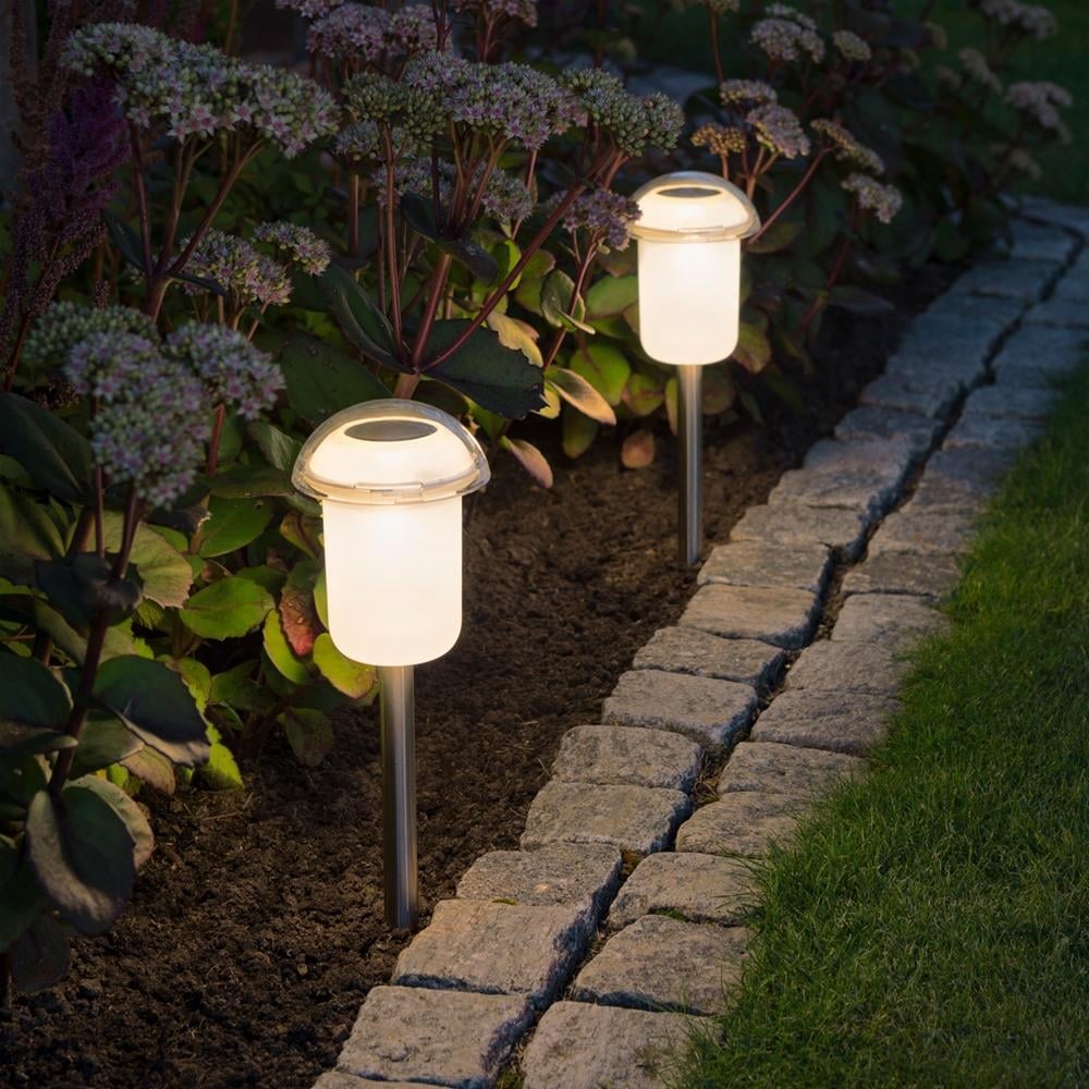 Enchanting Solar Garden Spike Lights - Color-Changing LED Set of 2