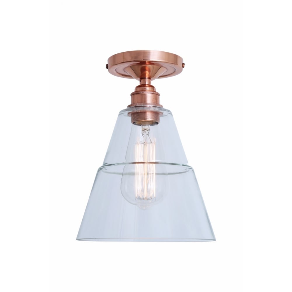Antique Brass Rigale Flush Mount Ceiling Light