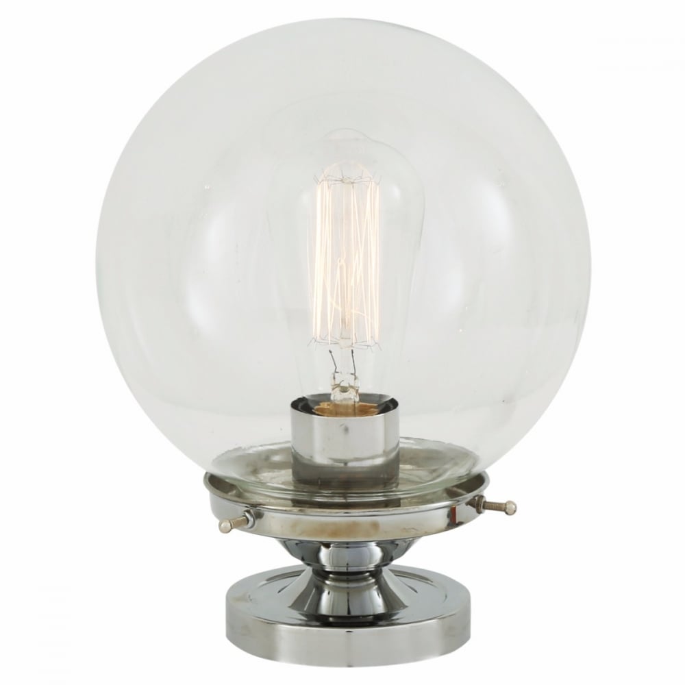 Riad Antique Brass 20cm Globe Ceiling Light Fixture