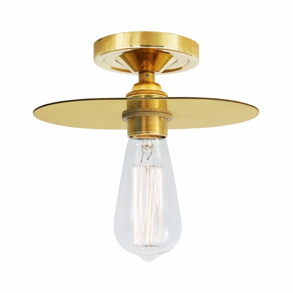 Kigoma Vintage Brass Ceiling Light Fixture