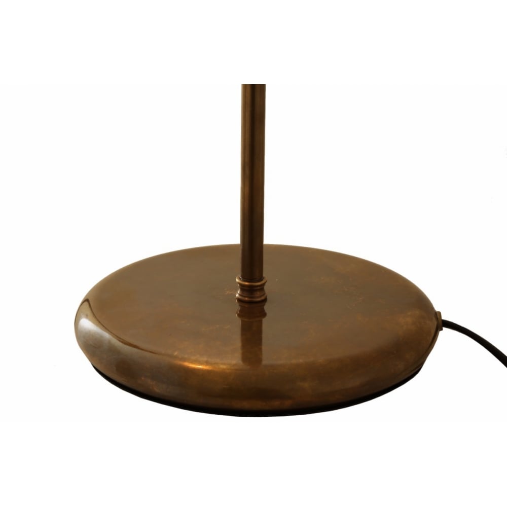 Vintage Industrial Brass Table Lamp - Gadar Collection