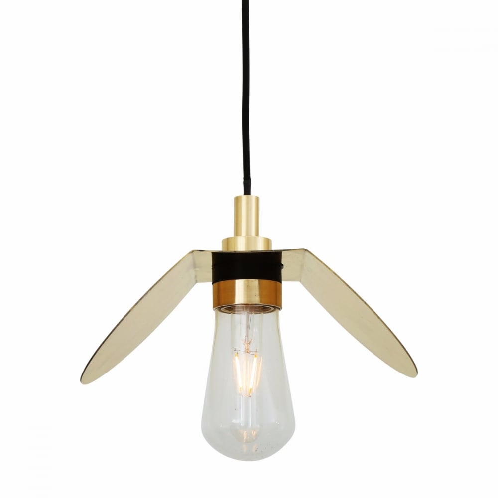 Hali Pendant Light in Antique Brass Finish