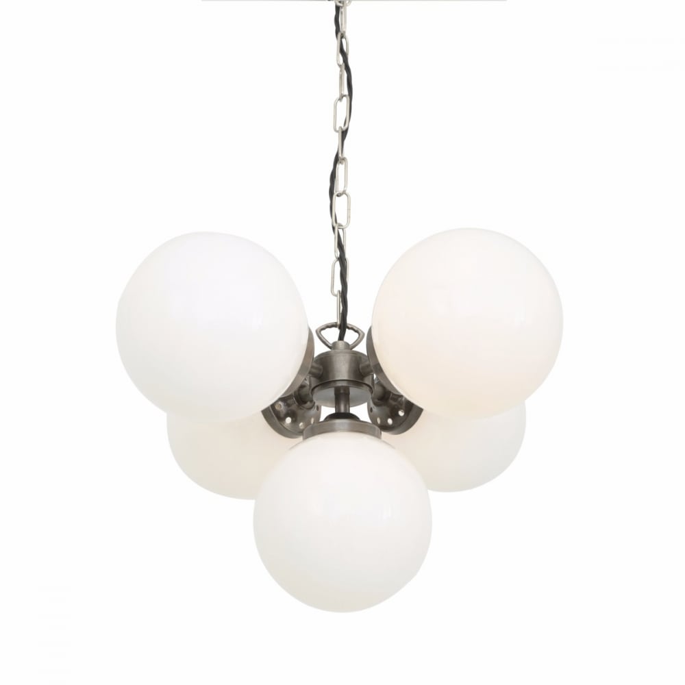 Yaounde Antique Brass Multi-Globe Chandelier