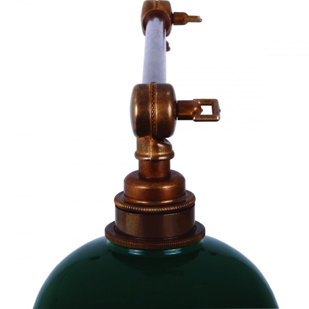 Nico Adjustable Picture Light in Antique and Polished Brass