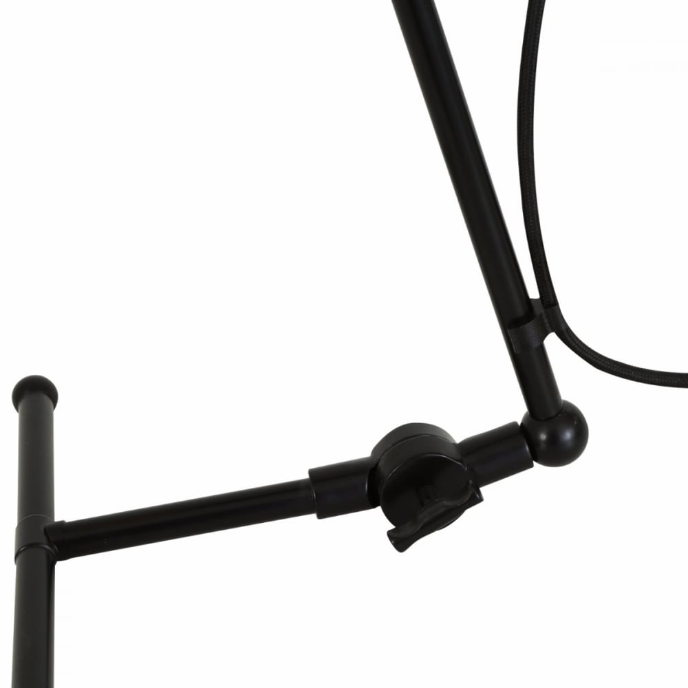 Sima Industrial Chic Matte Black Desk Lamp