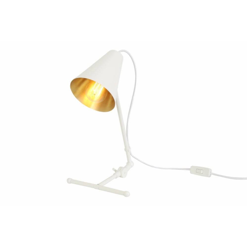 Sima Industrial Chic Matte Black Desk Lamp