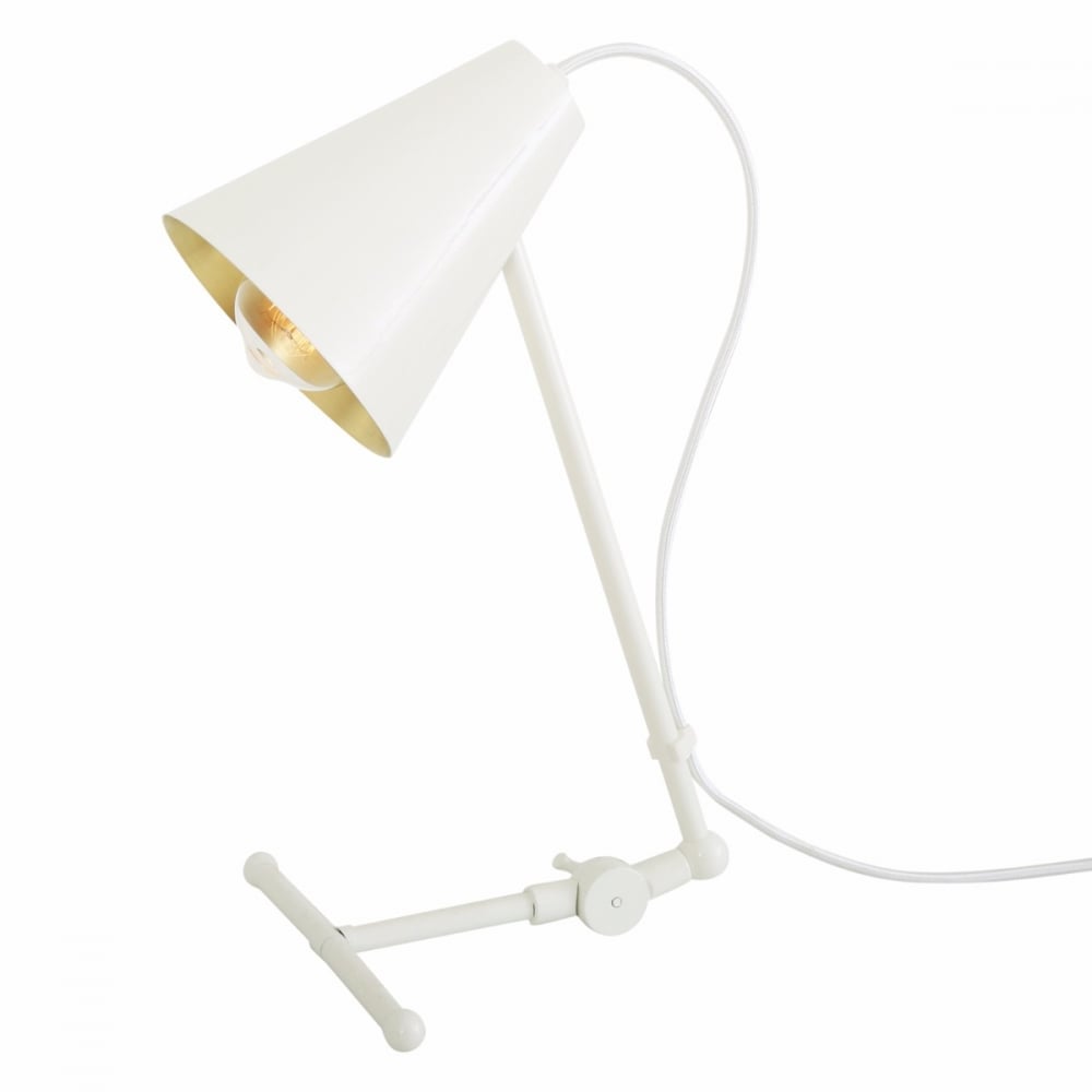 Sima Industrial Chic Matte Black Desk Lamp