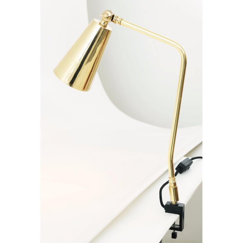 Havana Industrial Chic Brass Table Lamp