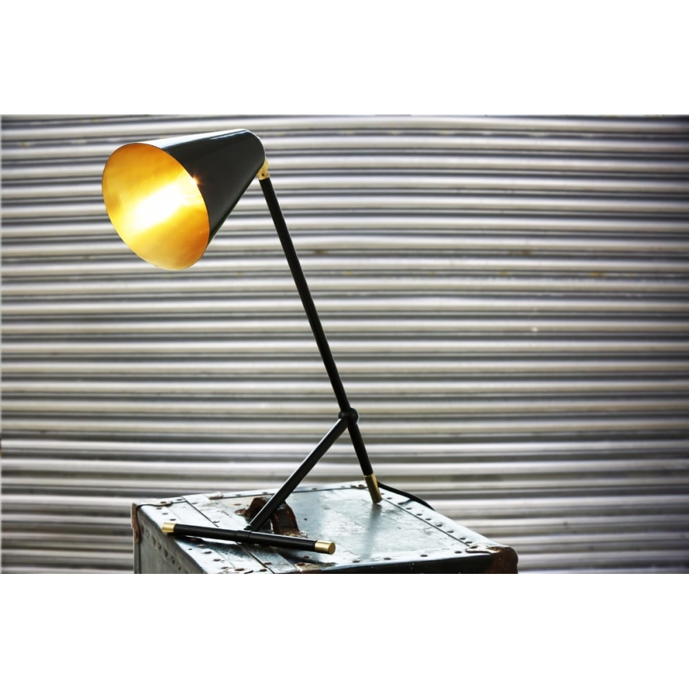 Sleek Industrial Elegance Table Lamp