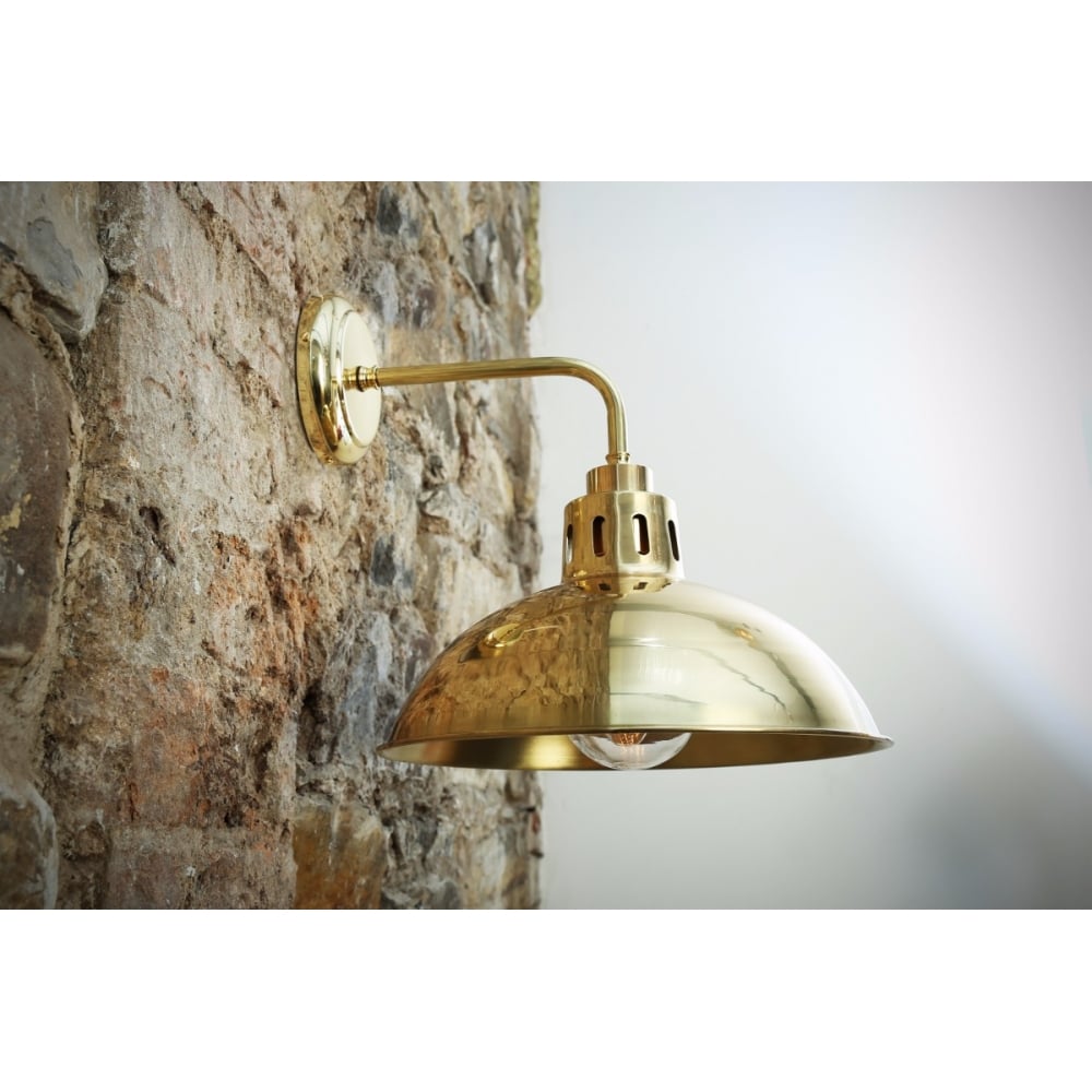 Talise Rustic Industrial Wall Light with Open Bowl Shade Design