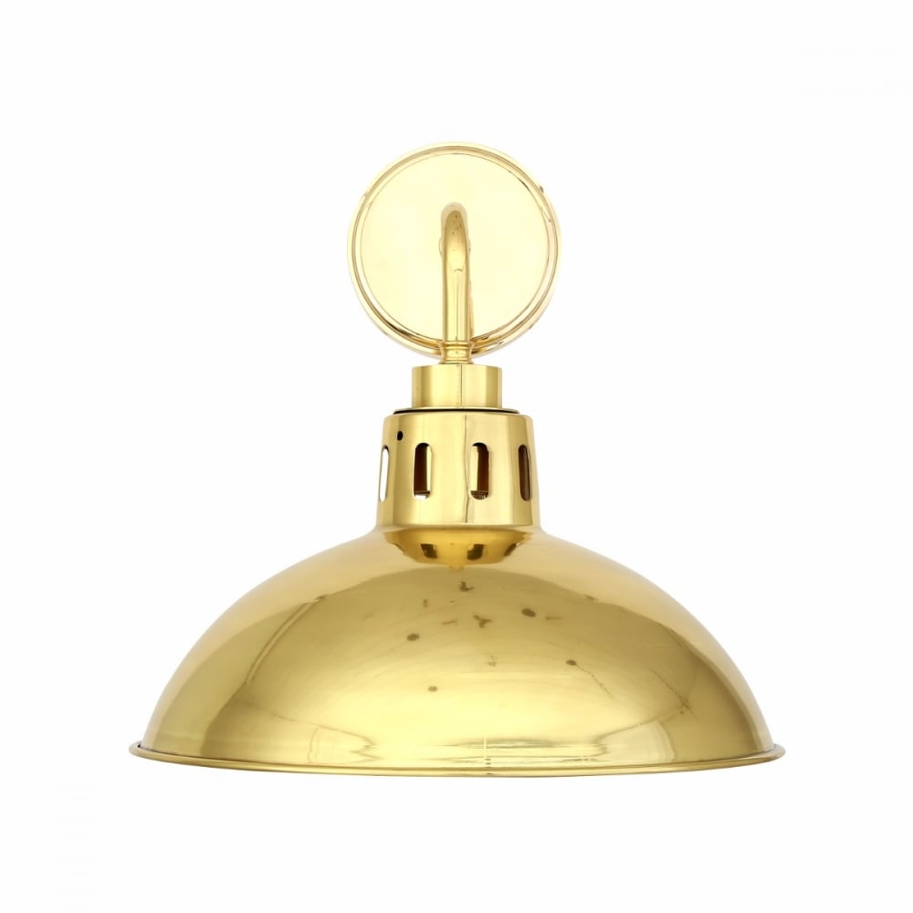 Talise Rustic Industrial Wall Light with Open Bowl Shade Design